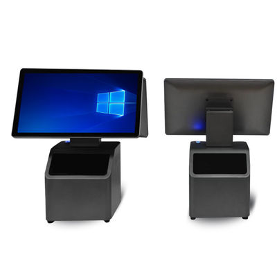 アドバンスドタッチスクリーン POS レストランやスーパーマーケットのキャッシュキャスター 黒か白