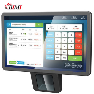 組み込みバーコードスキャナー 10.1インチタッチスクリーン POS スーパーショップ用 Android システム