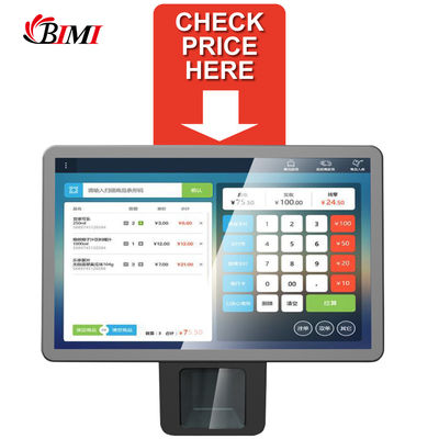 組み込みバーコードスキャナー 10.1インチタッチスクリーン POS スーパーショップ用 Android システム