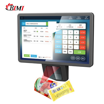 組み込みバーコードスキャナー 10.1インチタッチスクリーン POS スーパーショップ用 Android システム