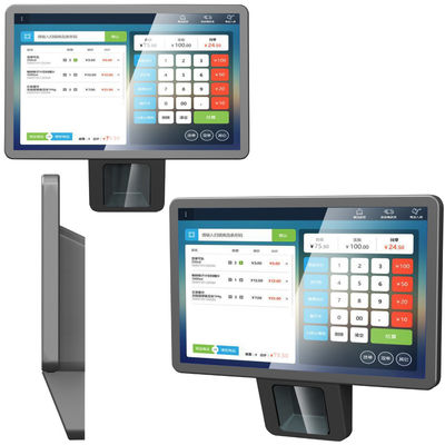 スーパーマーケットのチェックアウトのための内蔵レーザースキャナーを持つ容量感触型Android POS