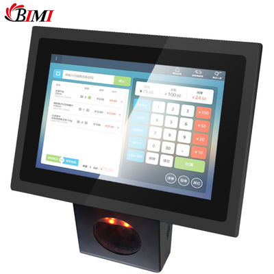 10.1インチタッチスクリーン POS アンドロイド/ウィンドウズチェック グレー/ブラック 10点