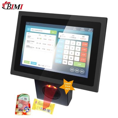 10.1インチタッチスクリーン POS スーパーマーケットショップ用のAndroid/Windowsデザインチェック 灰色