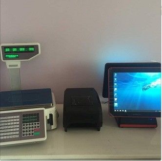 Windows 7/10 OS I5 15インチ オールインワン ブリーズ タッチスクリーン POS PC/TPV システム 黒